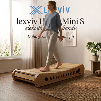 LEXVIV Home Mini S Elektriksiz Manuel Koşu Bandı –  Kompakt Ev Tipi Yürüyüş ve Koşu Bandı