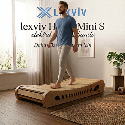 LEXVIV Home Mini S Elektriksiz Manuel Koşu Bandı –  Kompakt Ev Tipi Yürüyüş ve Koşu Bandı